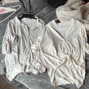 2 Lularoe bottom down shirts!